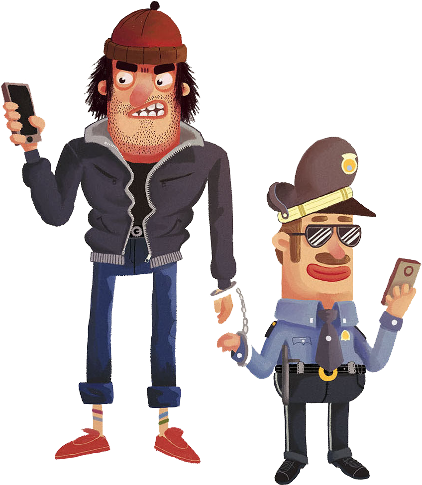 Police Officer Animation Cartoon - Police Officer (968x1076)