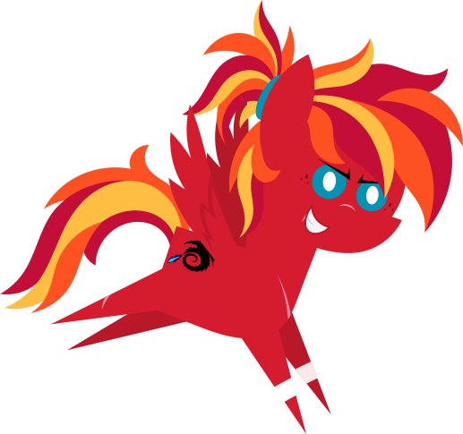 Fire Strike By Mypaintedmelody - Cartoon (517x485)