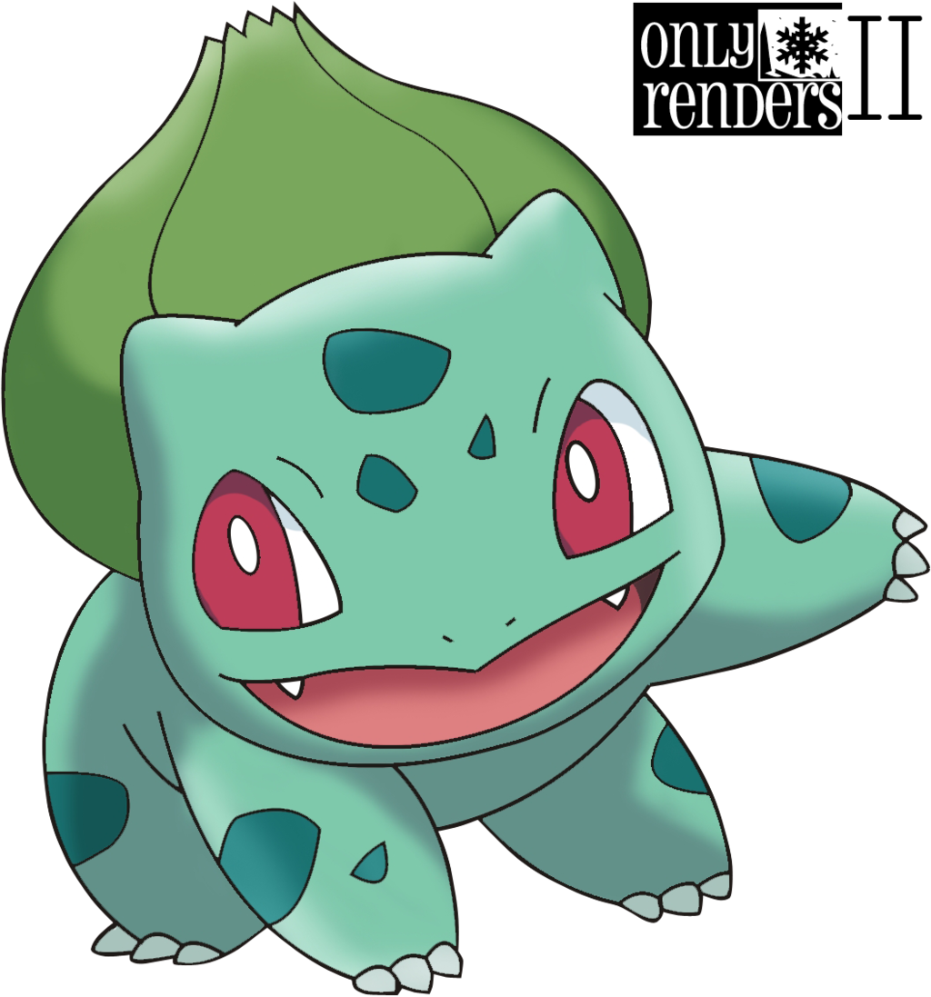 Onlyrendersii Bulbasaur [render - Pokemon Bulbasaur (1024x1097)