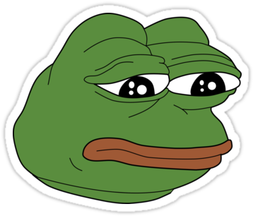 Pepe - - Feels Bad Man Png (375x360)