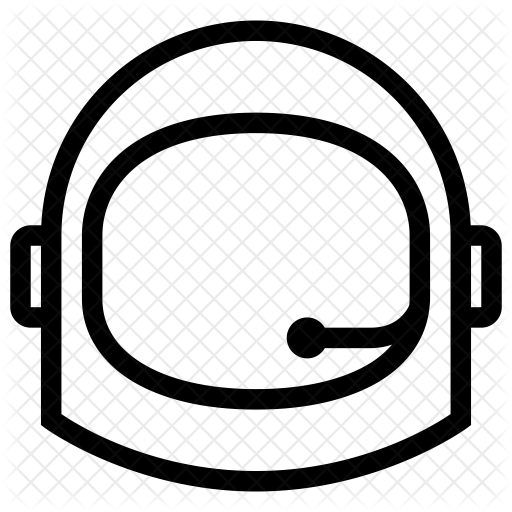 Space Helmet Icon - Astronaut Helmet Clipart (512x512)