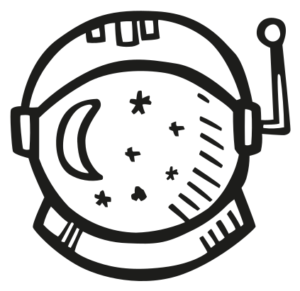 Astronaut, Helmet Icon - Astronaut Helmet Clipart (512x512)
