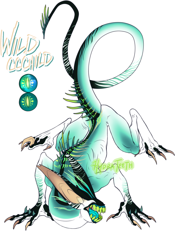 {guest Ota/flat} Wild Ccchild Cccat By Hydrateeth - Alien Four Legged Adoptable Deviantart (600x760)
