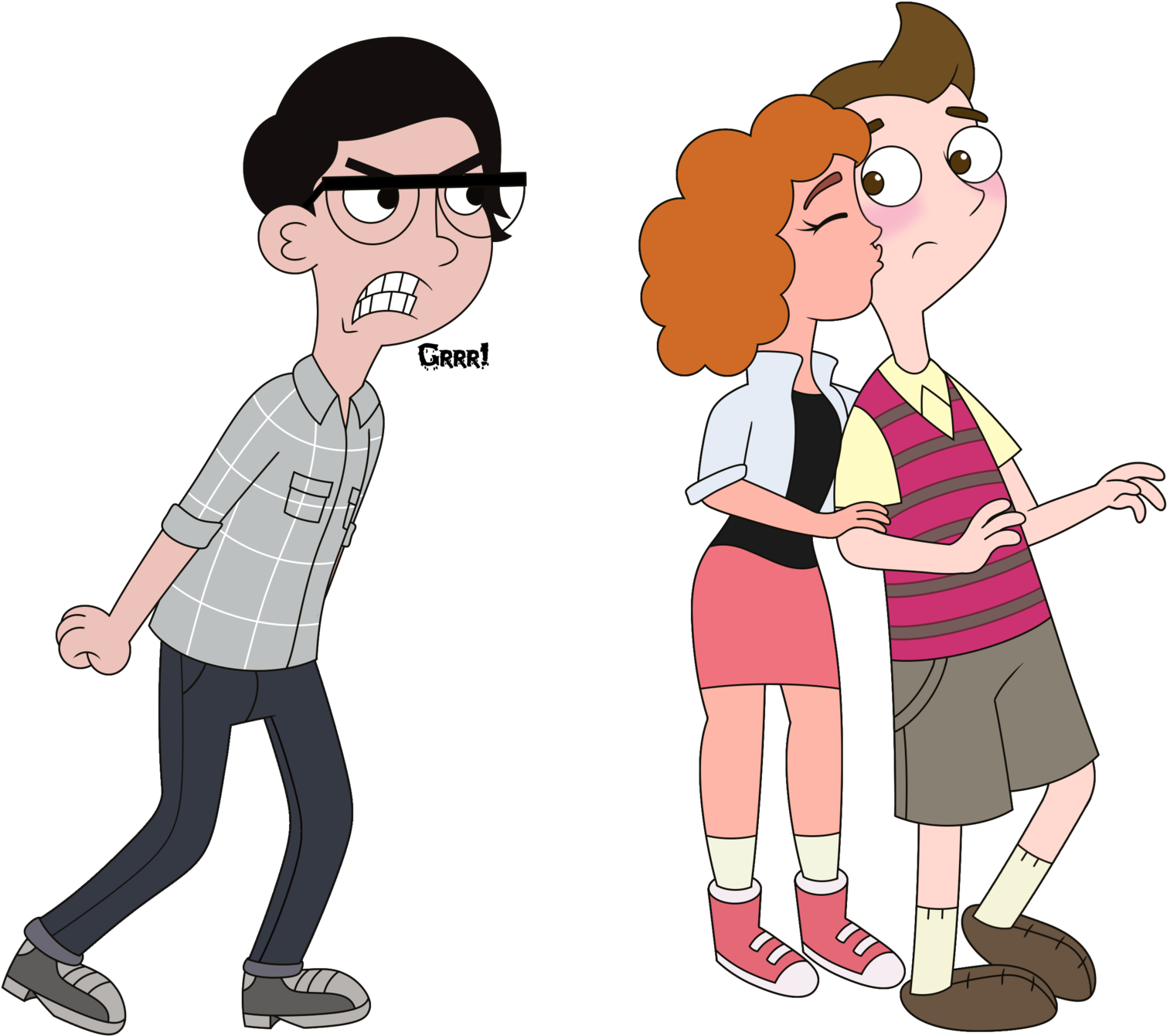 Jealousy By Wild Cobragirl Jealousy By Wild Cobragirl - Milo Murphy's Law Melissa X Milo (1600x1375)