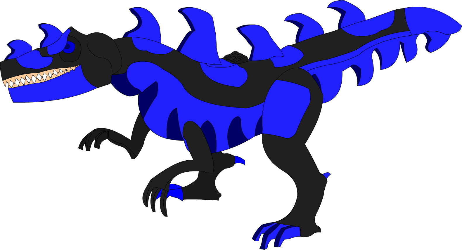 Tex - Lego Mutant T Rex (1581x856)