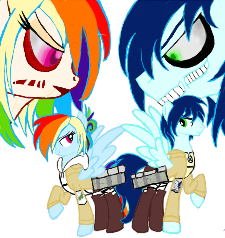 Tsundra, Attack On Titan, Crossover, Female Titan, - Cartoon (720x778)