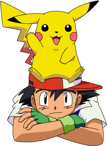 Pikachu Clipart Head - Pokemon Pikachu And Ash (415x500)