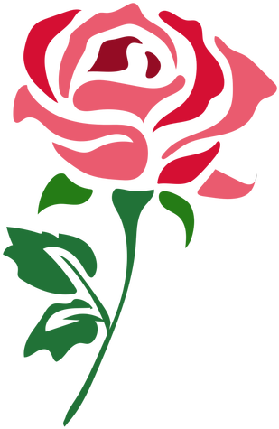 Beautiful Red Rose Icon Transparent Png - Rosa Vermelha Desenho Png (512x512)