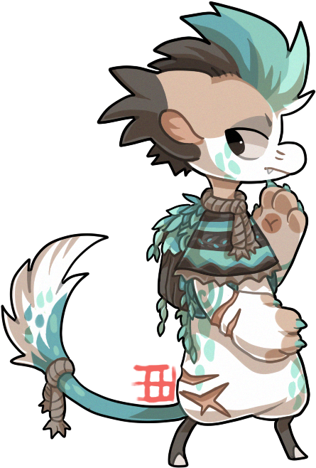 #205 Floral Bagbean - Cartoon (497x688)