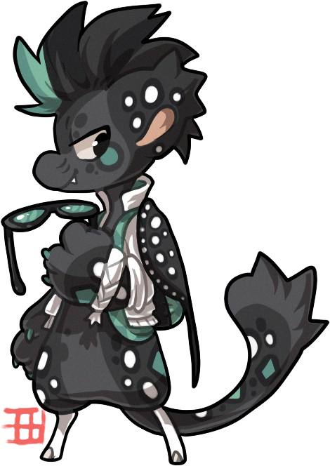 Black Diamond Leopoldi Stingray By Griffsnuff - Cartoon (503x683)