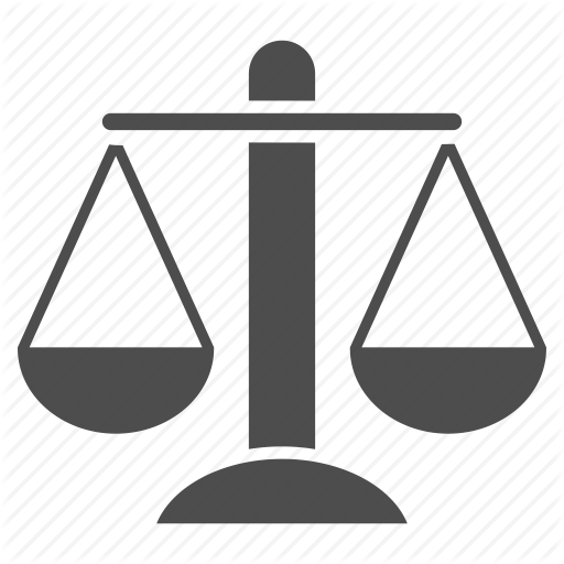 Law, Balance, Scale, Justice, Judicial, System, Legal - Weighing Scale (512x512)