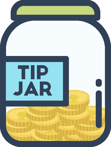 Clip Art Tip Jar (385x512)