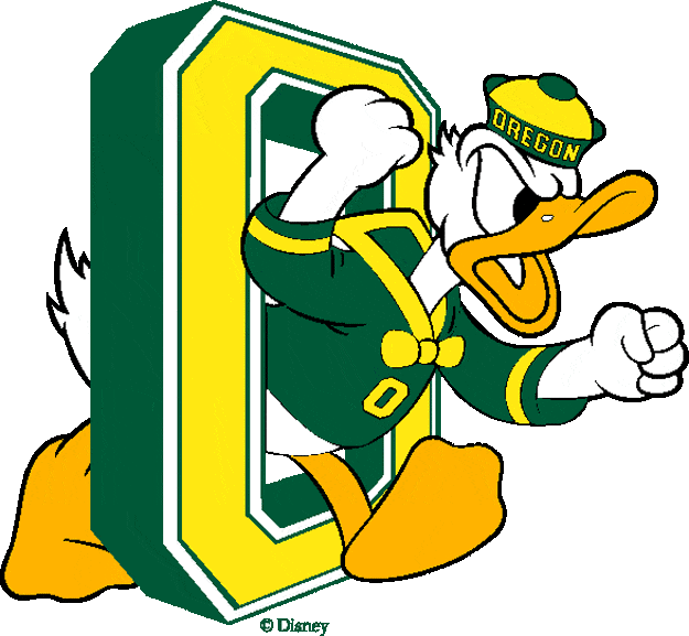 University Of Oregon - University Of Oregon Mascot (625x577)