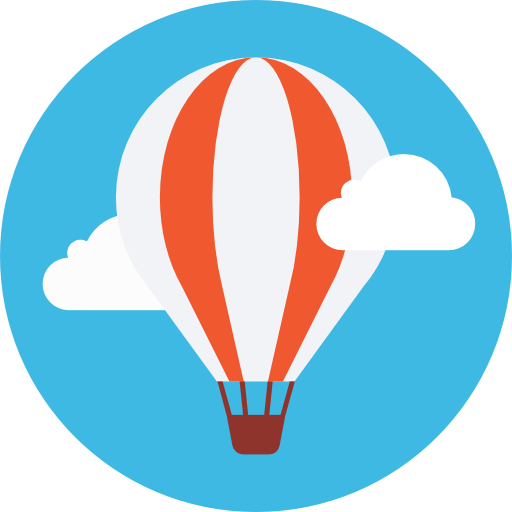Hot Air Balloon Free Icon - Hot Air Balloon Icon (512x512)