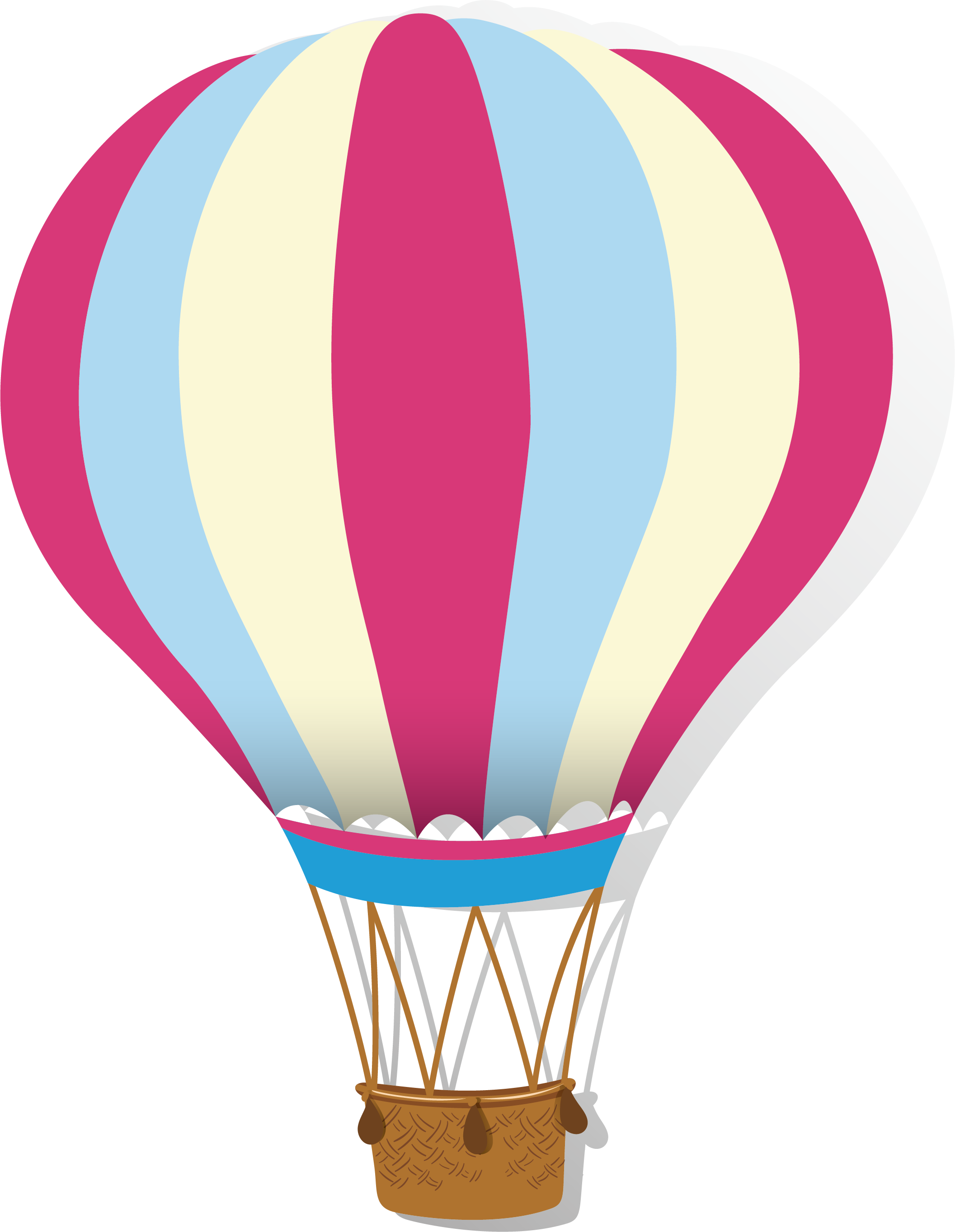 Hot Air Balloon Airplane - Air Balloon Vector Png (2113x2727)
