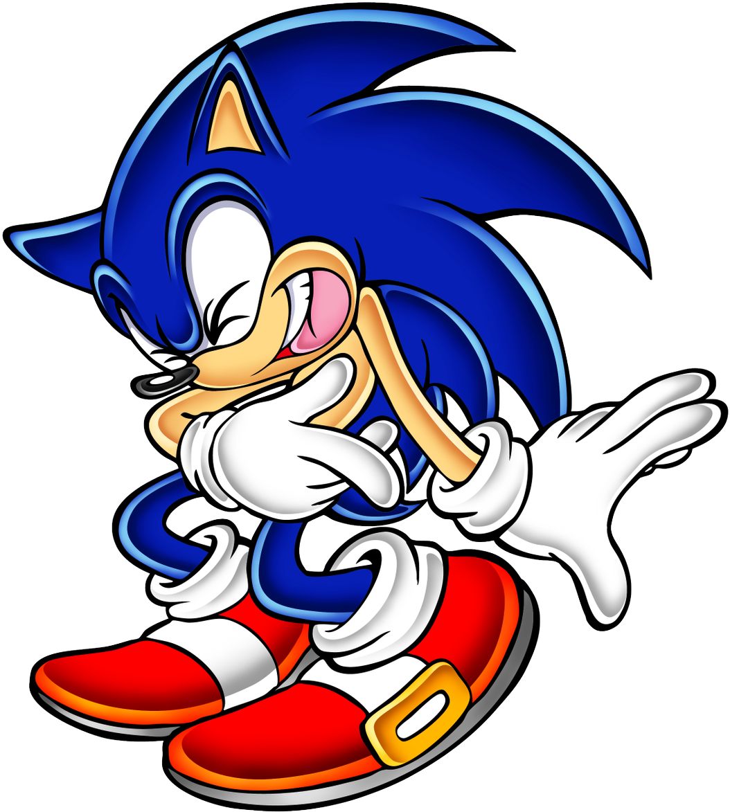 Such Good Flow And Circular Motion In These Drawings - Sonic Adventure Artwork (1103x1200)