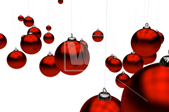 Burgundy Holiday Ornaments - Christmas Ornament (550x366)