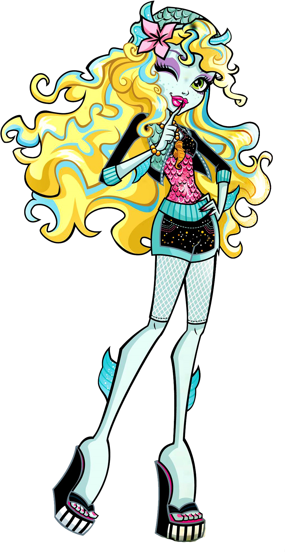 Lagoona Blue Lagoona Blue Is The Daughter Of A Sea - Monster High Lagoona Blue (1128x1906)