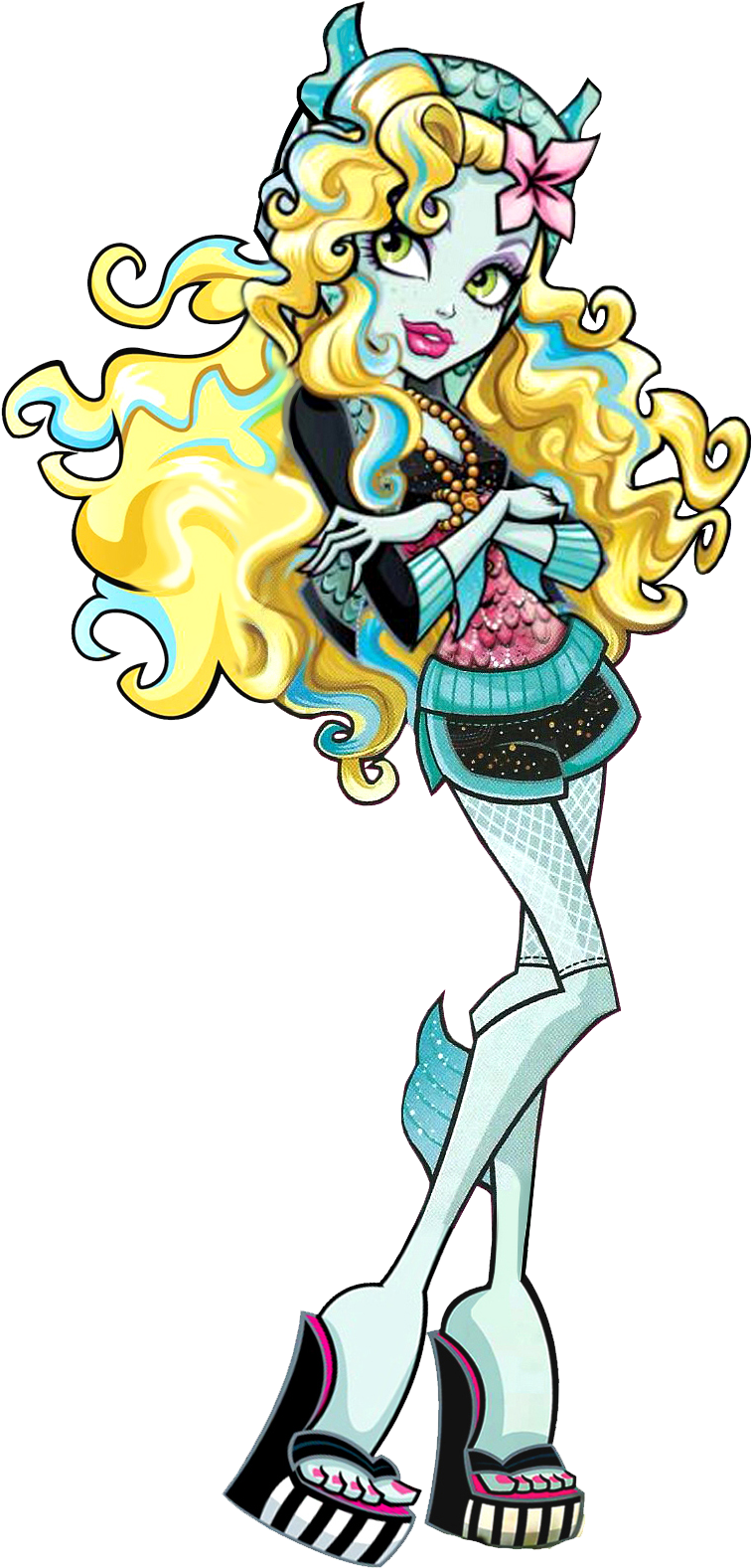 Lagoona Blue Lagoona Blue Is The Daughter Of A Sea - Monster High Lagoona Blue (829x1633)