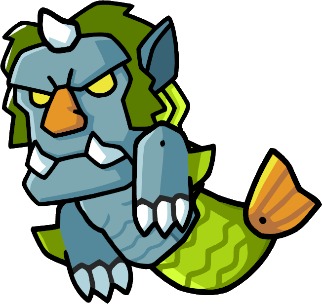 Sea Troll - Scribblenauts Remix Best Monsters (652x616)