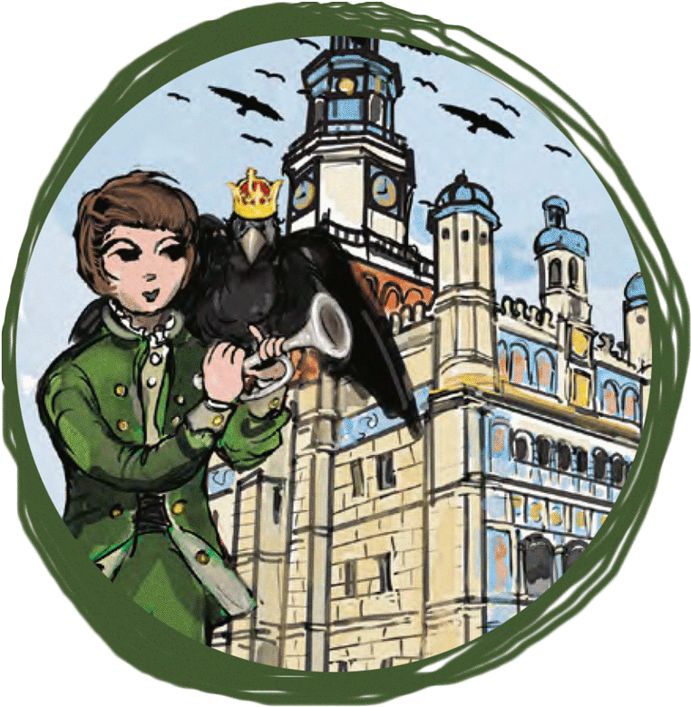 Syn Jednego Ze Strażników, Bolko, Spędzał Sporo Czasu - Cartoon (800x830)