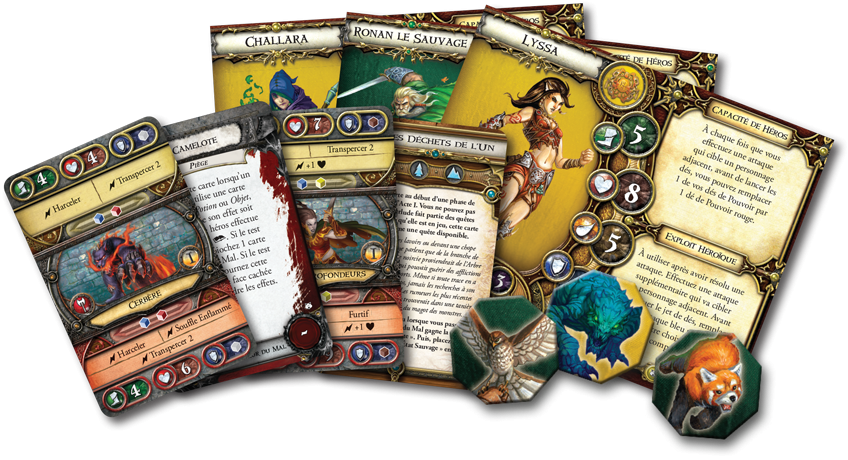 L'extension Héros Et Monstres À L'état Sauvage Contient - Descent 2nd Edition Crown Of Destiny Expansion (848x460)