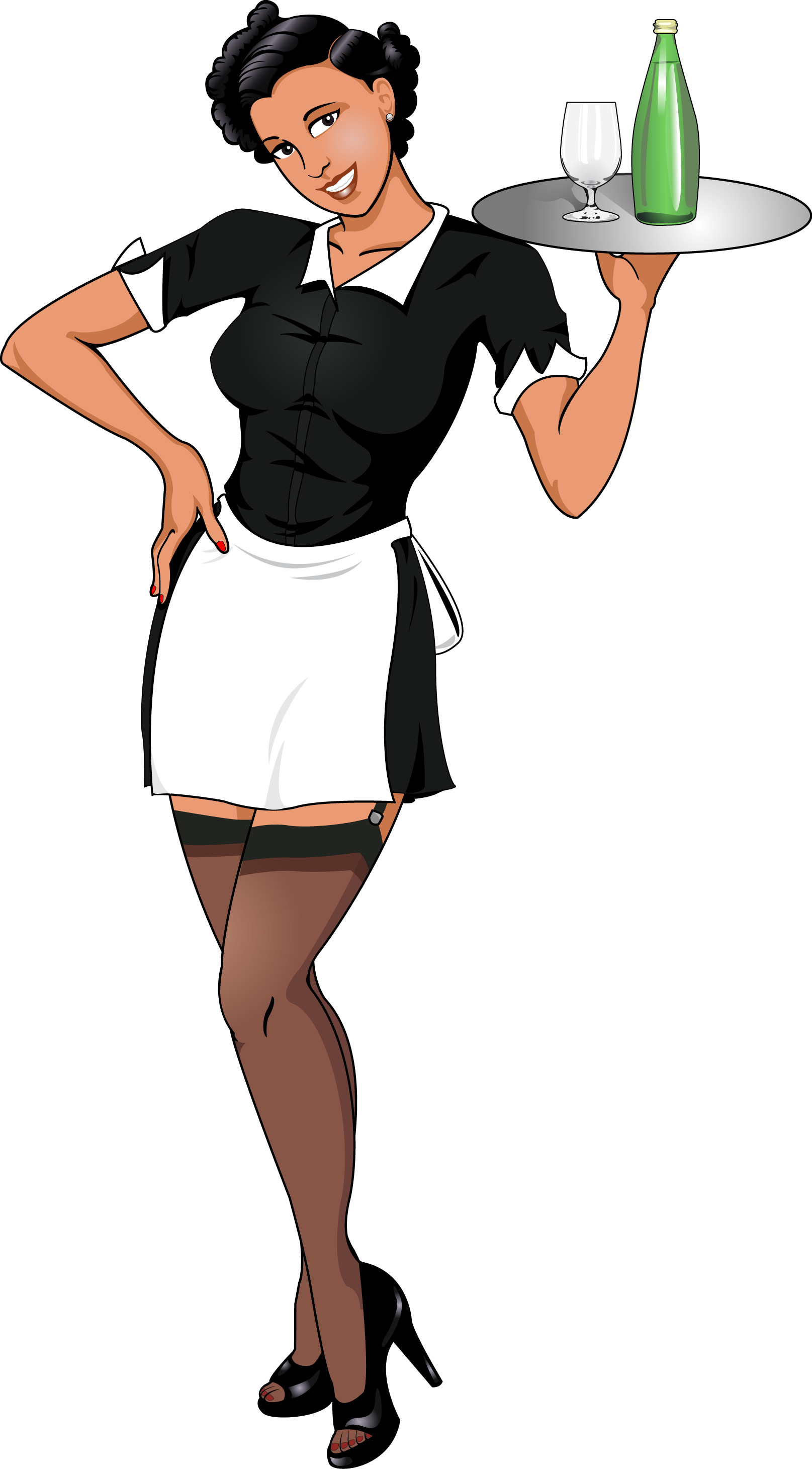 Josie Food Cart Waitress - Rgb Color Model (1615x2920)