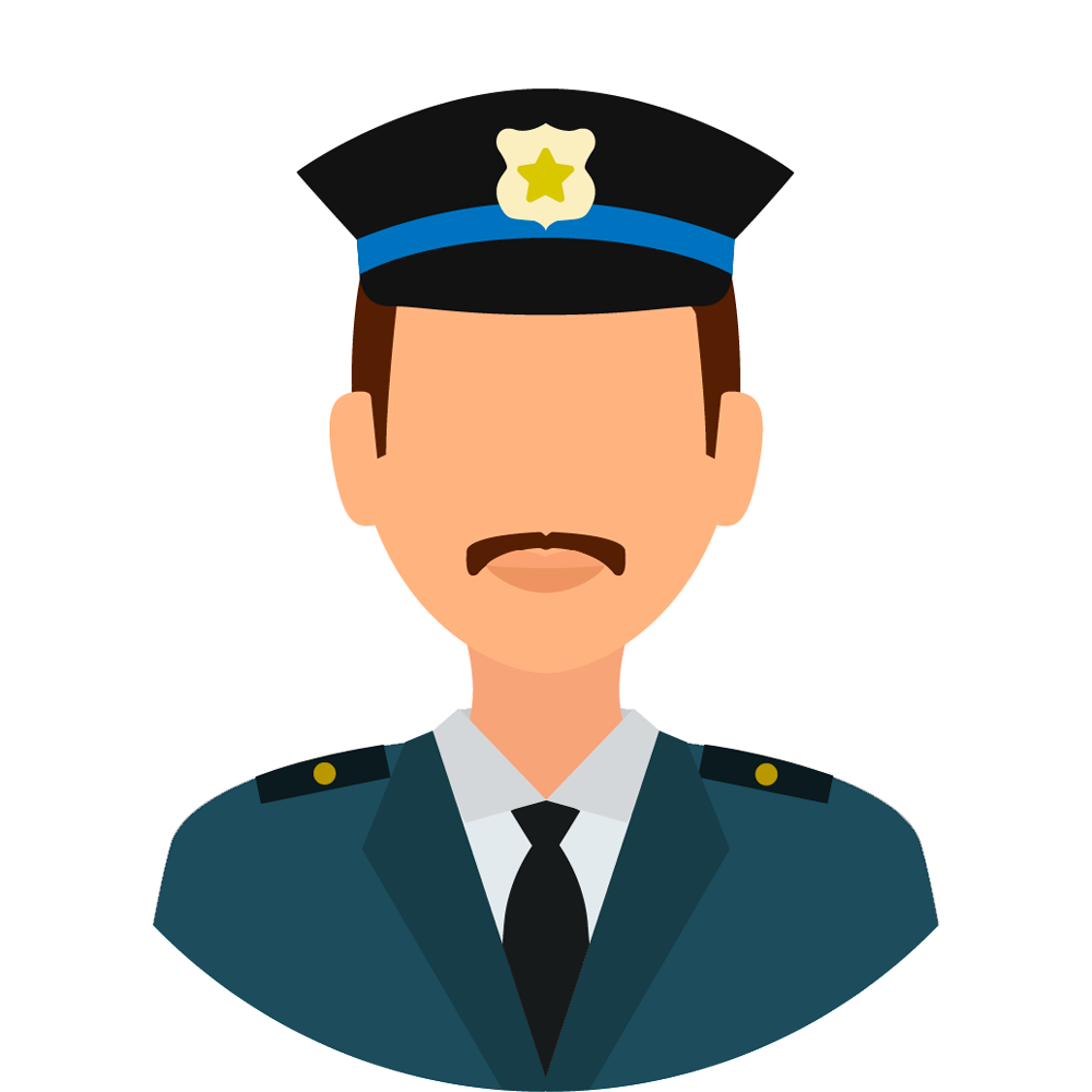 Áreas Policiais Pf Prf - Icon Guru Mengajar Png (1000x1000)