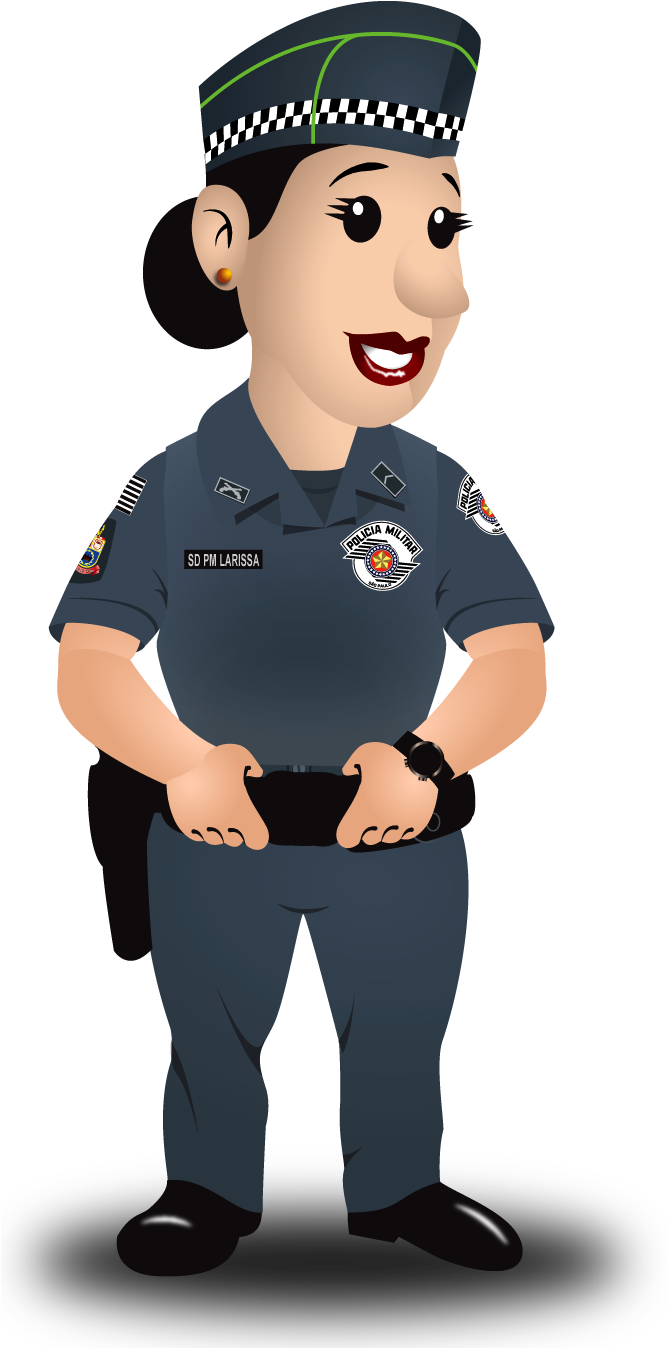 Polícia - Escola - Família - Policia Militar Sao Paulo Png (667x1357)