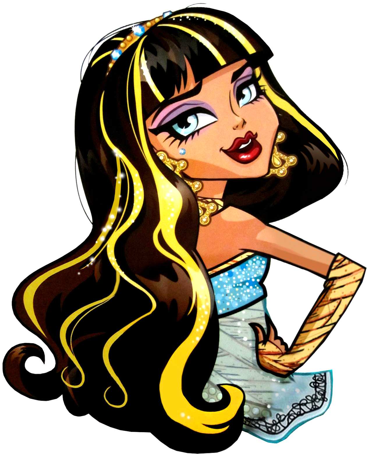 Ooak, Monster High, Dolls, Bratz, Bratzillaz, Fashion - Monster High Cleo De Nile (1280x1592)
