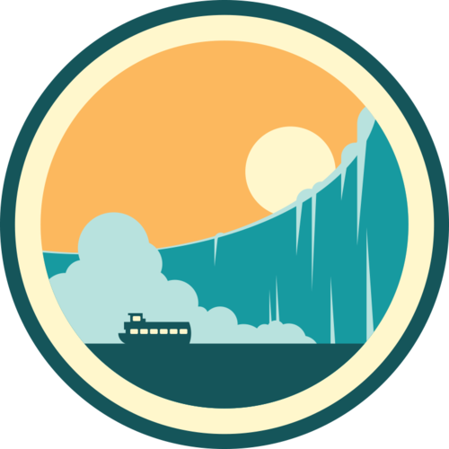Niagara Falls Badge - Clip Art (500x500)