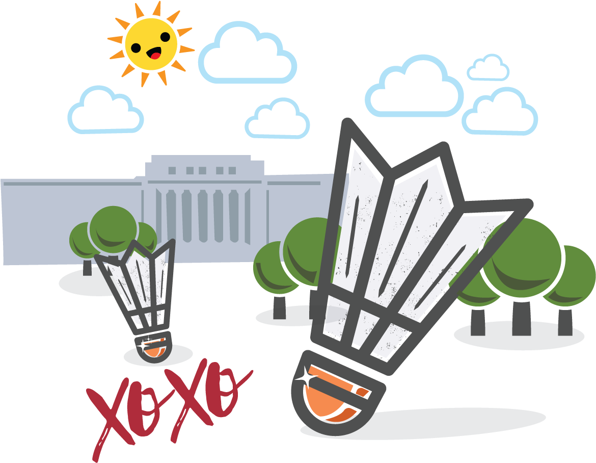 Emoji My City, Art Museum And Shuttle Cocks - Shuttlecock (1200x1200)