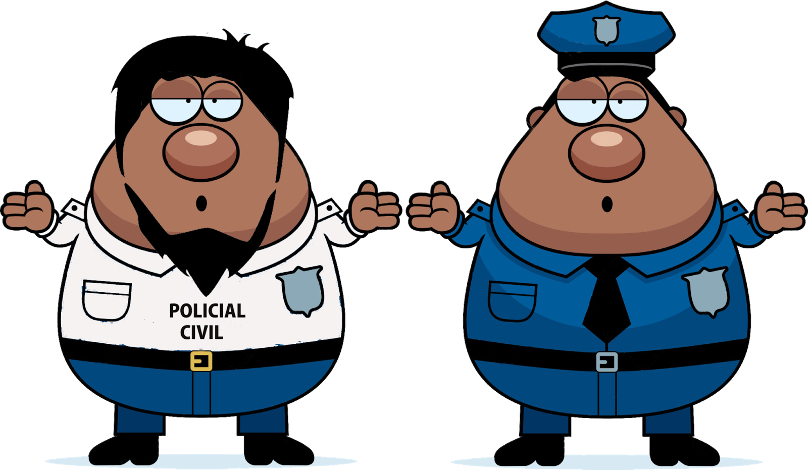 O Policial E O Cumprimento Do Dever Frente Aos Novos - Cartoon (1600x931)