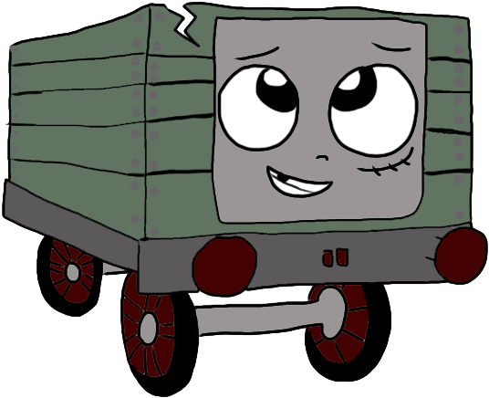 Fitzgerald The Timid Truck By Zootycutie - Thomas (800x800)