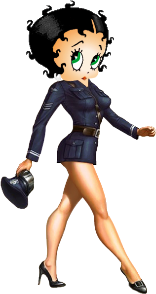 Betty Boop Come Fly With Me Photo Bettyboopcomeflywithme - Aviation Pin Up Girl (398x612)