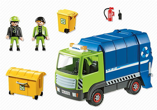 Playmobil - Playmobil Recycling Truck (600x600)
