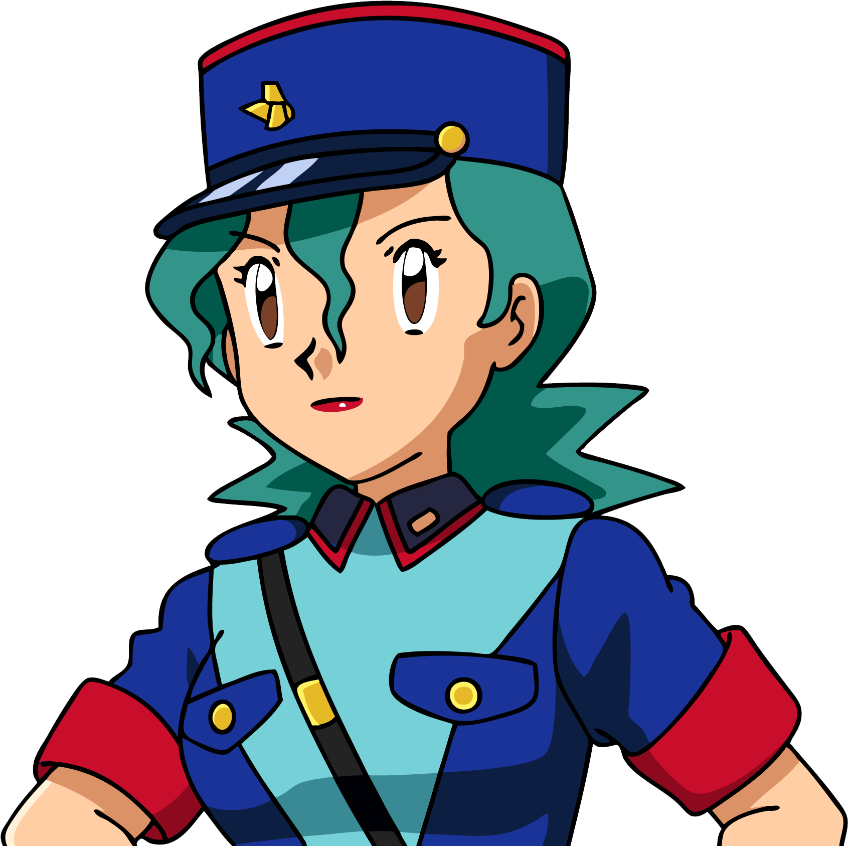 Oficial Jenny Pk 2 By Exsplo - Pokemon Officer Jenny Png (1825x1730)