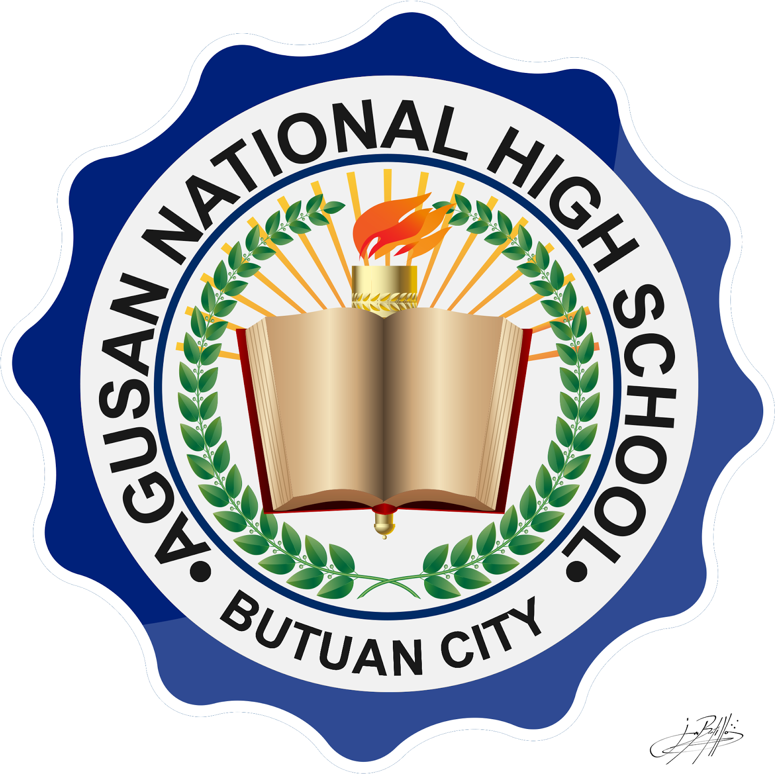 Anhs Logo - Agusan National High School Logo (1600x1600)