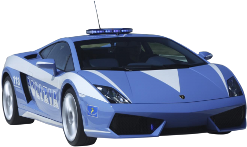 Police Car Lamborghini Gallardo Lp 560 Transparent - Lamborghini Police Car (600x450)