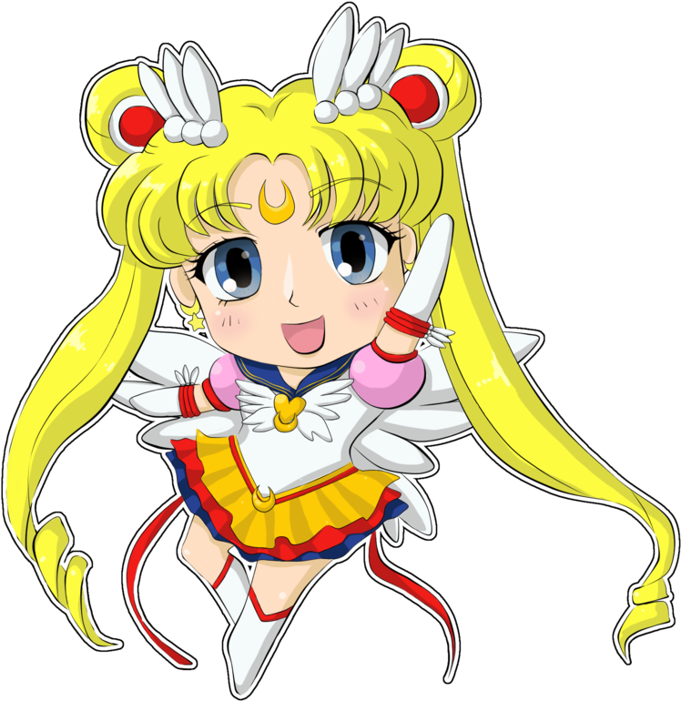 Chibi Eternal Sailor Moon By Twillis - Chibi Eternal Sailor Moon (800x800)
