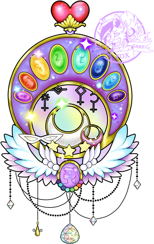 Sailor Moon Tattoo By Kar-tilki - Circle (578x850)
