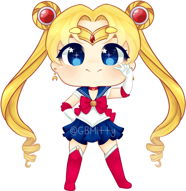 [fan Art] Sailor Moon By Gbmitty - Cartoon (940x850)