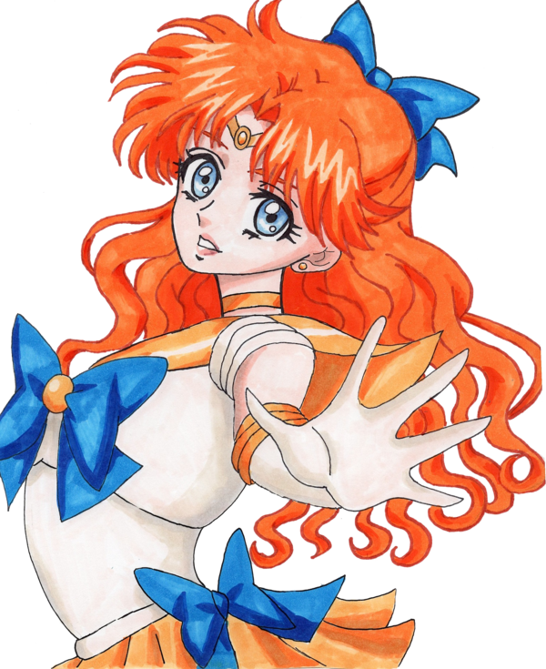 Next Generation Sailor Moon Crystal By Cherryblossomfang - Sailor Venus Moon (600x735)