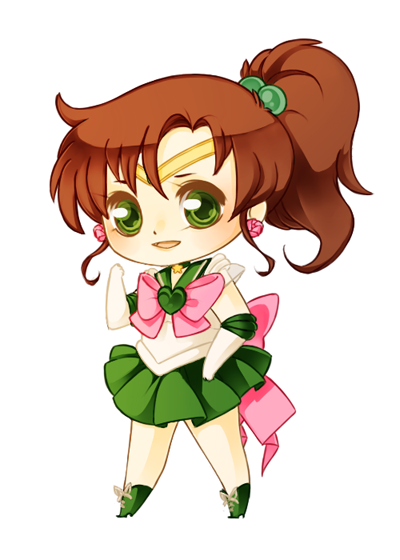 Sailor Jupiter By Mjoyart - Cute Chibi Sailor Jupiter (400x560)