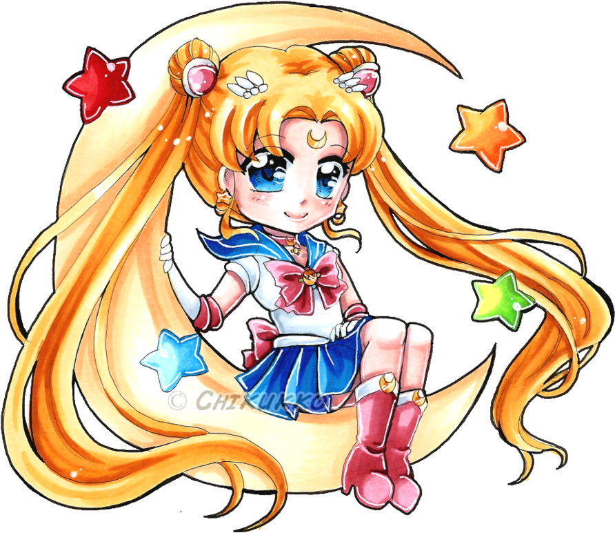 Sailor Moon Crystal By Chikukko - Sailor Moon Copic Marker (948x843)