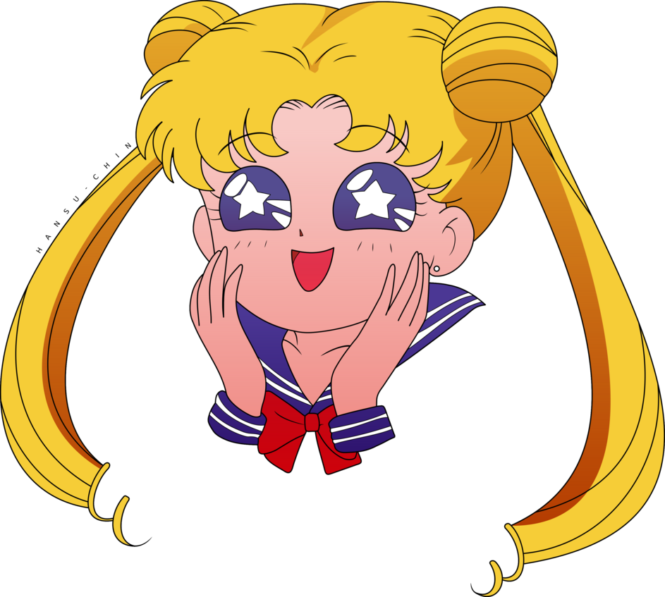 Sailor Moon Vector By Hansboyardee - Sailor Moon Sticker (943x847)
