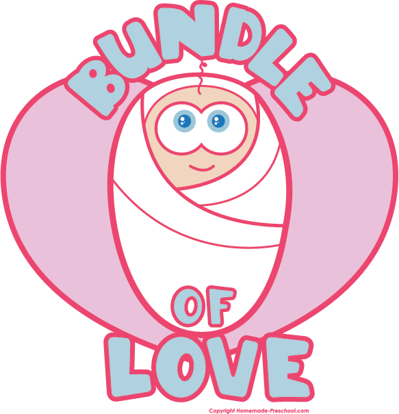 Baby Stork Clip Art For Kids - Bundle Baby (583x605)