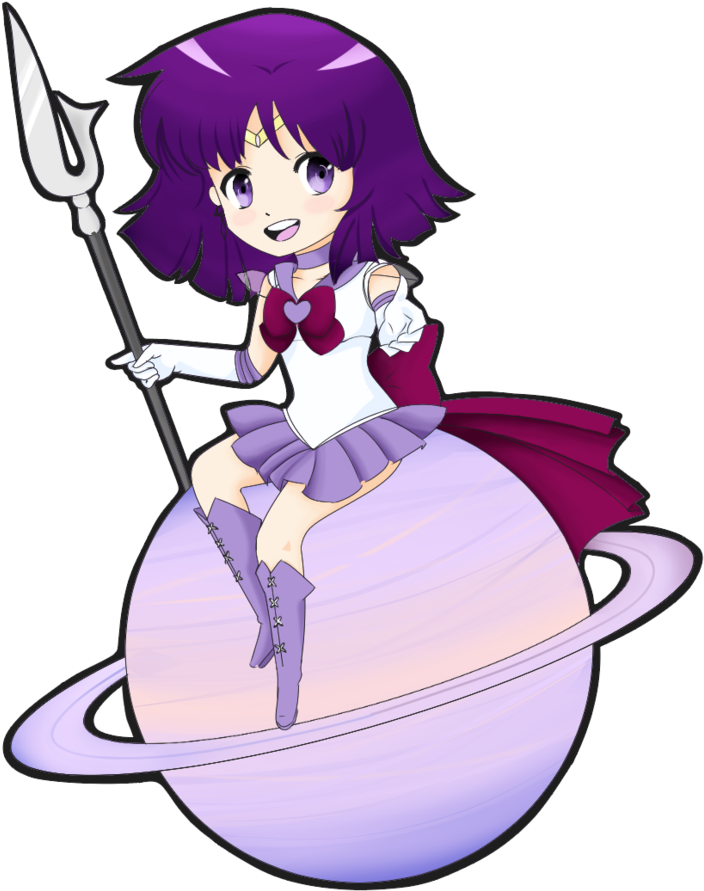 Sailor Saturn Chibi By Aurriechan - Cartoon (774x1032)