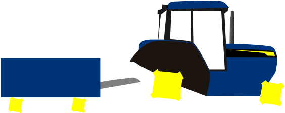 Tractor Clip Art - Clip Art (600x223)