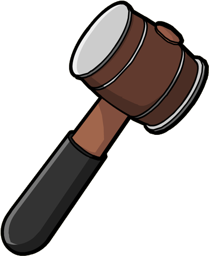 Cartoon Hammer Png (500x500)